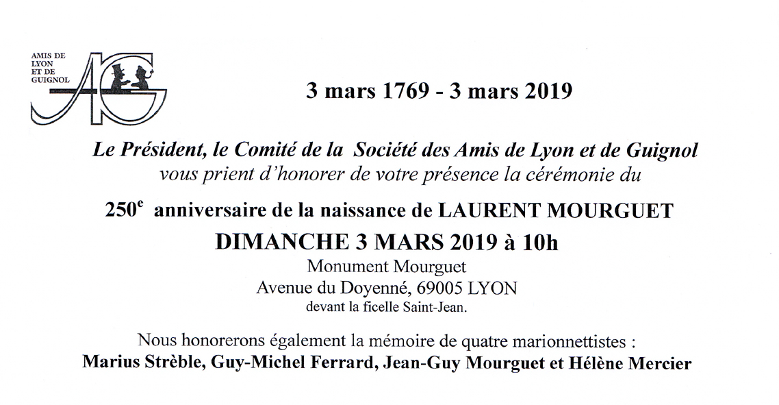2019 anniversaire 250 ans Mourguet 1